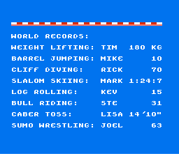 World Games screenshot 5 for NES